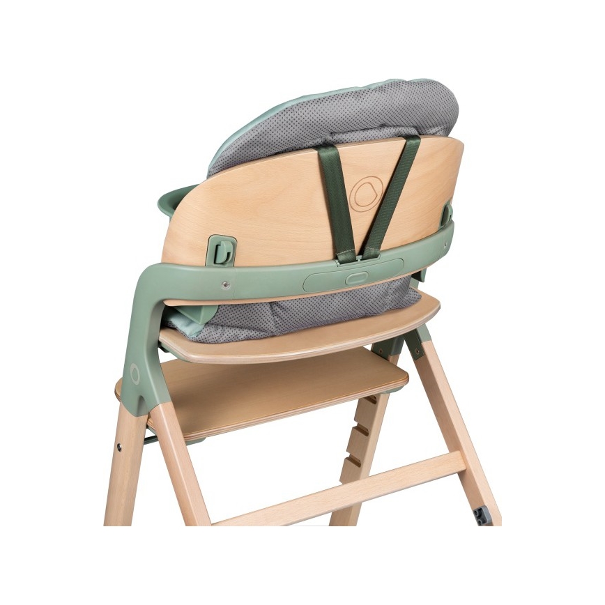 Lionelo - Seggiolone da pappa 3 in 1 MEGAN Legno Verde
