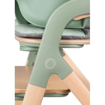 Lionelo - Seggiolone da pappa 3 in 1 MEGAN Legno Verde