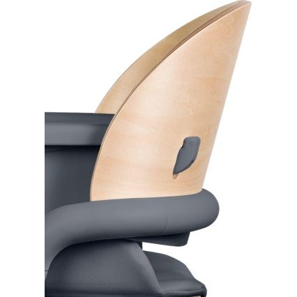 Lionelo - Seggiolone da pranzo 3 in 1 per bambini CELIA Grey Wood