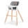 Lionelo - Seggiolone da pranzo per bambini 2 in 1 KOEN Grey Stone