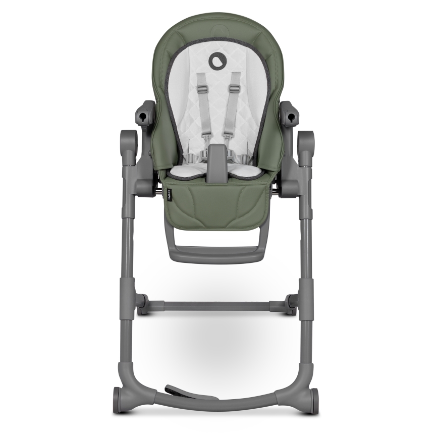 Lionelo - Seggiolone da pranzo per bambini CORA PLUS Verde oliva