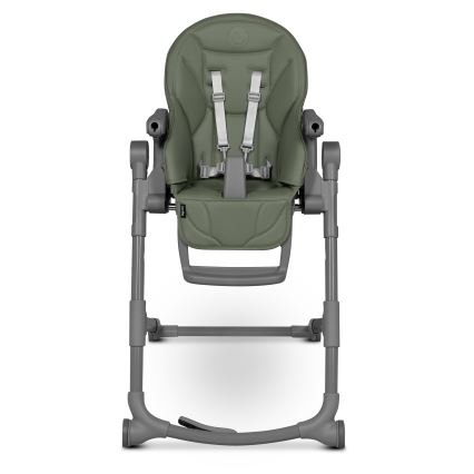 Lionelo - Seggiolone da pranzo per bambini CORA PLUS Verde oliva