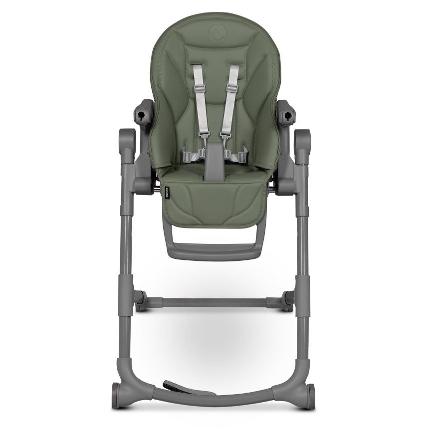 Lionelo - Seggiolone da pranzo per bambini CORA PLUS Verde oliva