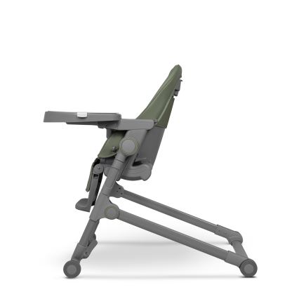 Lionelo - Seggiolone da pranzo per bambini CORA PLUS Verde oliva