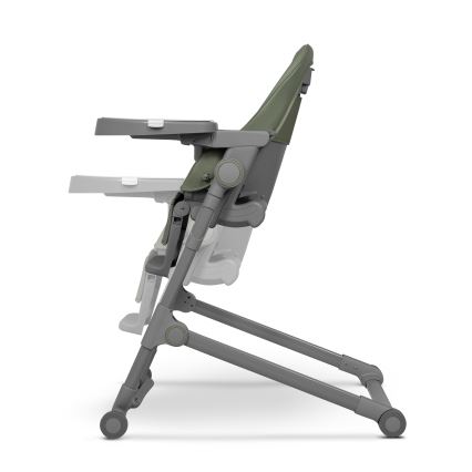 Lionelo - Seggiolone da pranzo per bambini CORA PLUS Verde oliva