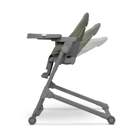 Lionelo - Seggiolone da pranzo per bambini CORA PLUS Verde oliva