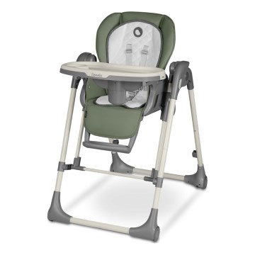 Lionelo - Seggiolone da pranzo per bambini LAURICE Green Olive