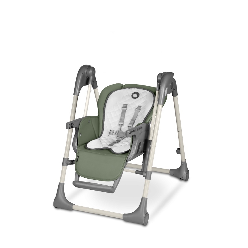 Lionelo - Seggiolone da pranzo per bambini LAURICE Green Olive