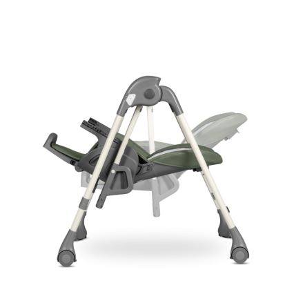 Lionelo - Seggiolone da pranzo per bambini LAURICE Green Olive