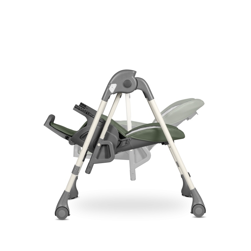 Lionelo - Seggiolone da pranzo per bambini LAURICE Green Olive