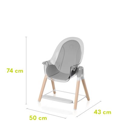 Lionelo - Seggiolone per bambini MAYA Bianco faggio