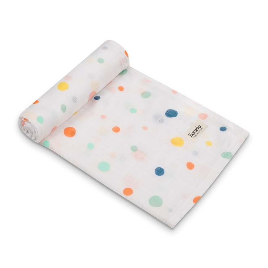 Lionelo - SET di 3 mussole in bambù BAMBOO SET 70x70 cm Dot