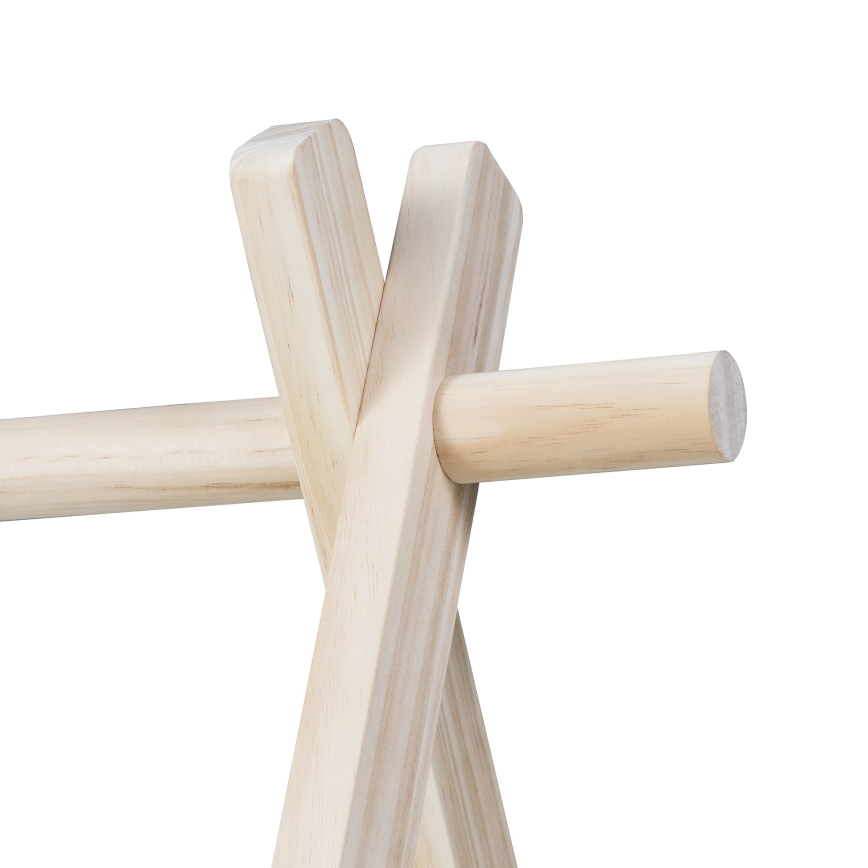 Lionelo - Tappetino da gioco per bambini con arco in legno ANIS