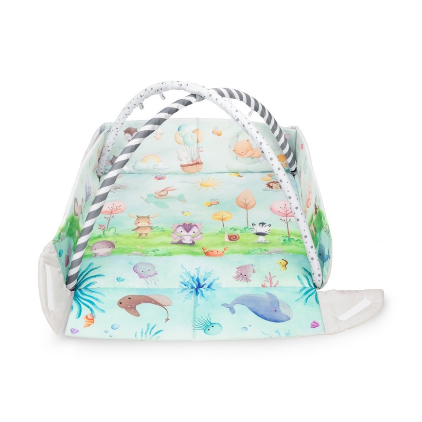 Lionelo - Tappeto da gioco per bambini ANIKA Natural