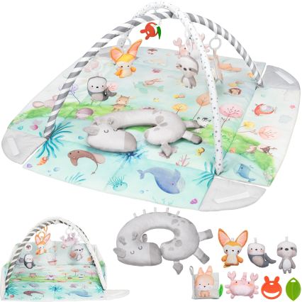 Lionelo - Tappeto da gioco per bambini ANIKA Natural