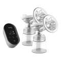 Lionelo - Tiralatte elettrico ricaricabile doppio per il latte materno TWEE GO 5V 1100 mAh 150 ml