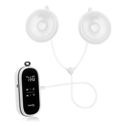 Lionelo - Tiralatte elettrico ricaricabile doppio TWEE FREE 5V 1500 mAh 150 ml