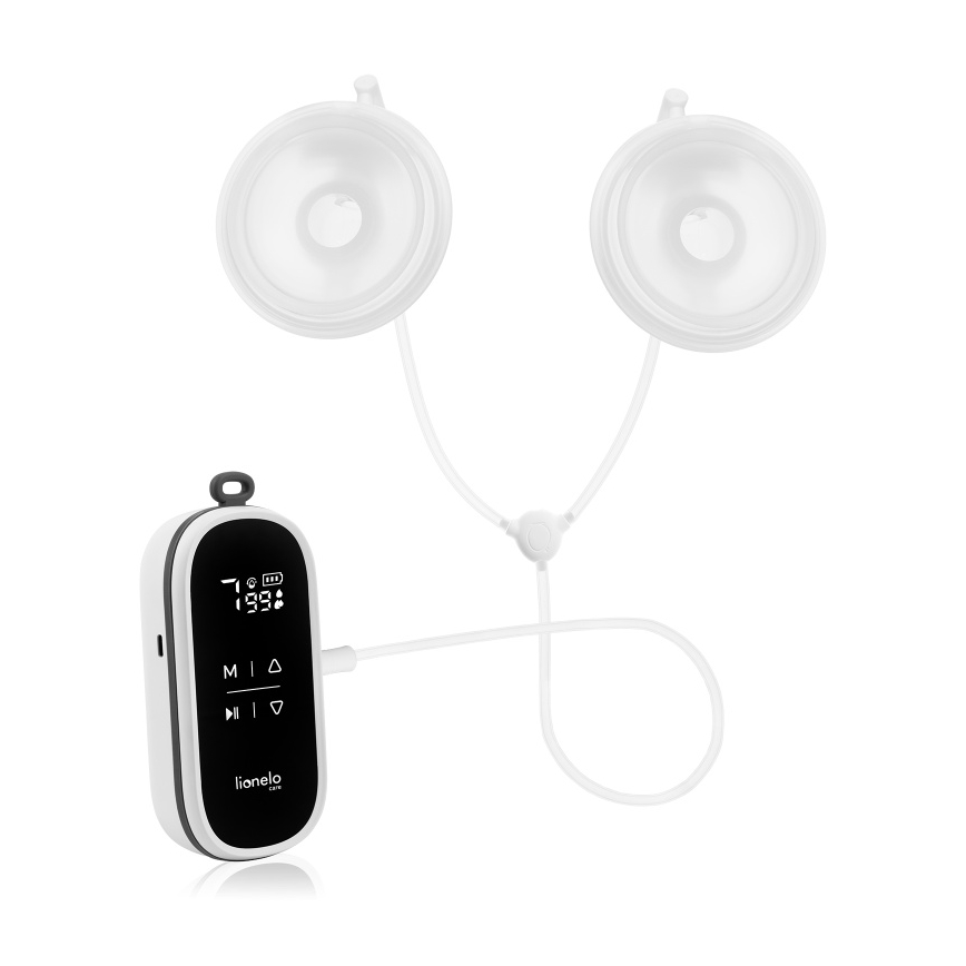 Lionelo - Tiralatte elettrico ricaricabile doppio TWEE FREE 5V 1500 mAh 150 ml