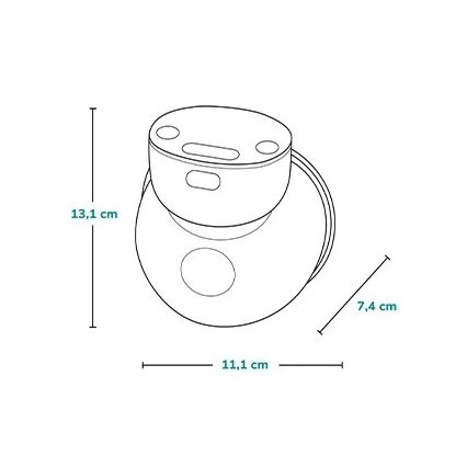 Lionelo - FIDI FREE SIMPLE Tiralatte elettrico ricaricabile 5V 1000 mAh 180 ml