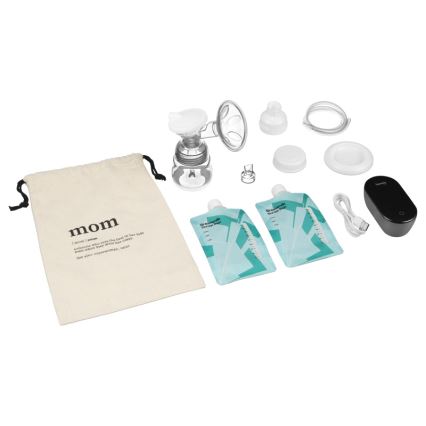 Lionelo - Tiralatte elettrico ricaricabile FIDI GO 5V 1200 mAh 150 ml