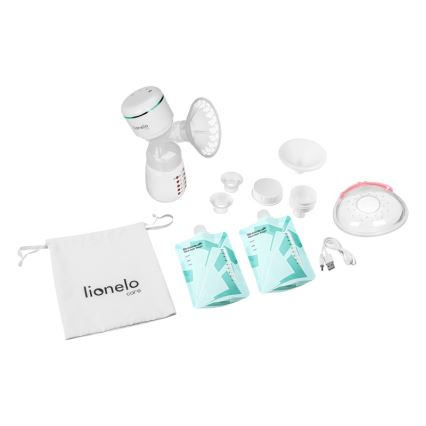 Lionelo -  Tiralatte elettrico ricaricabile  FIDI PLUS 5V 1200 mAh 180 ml