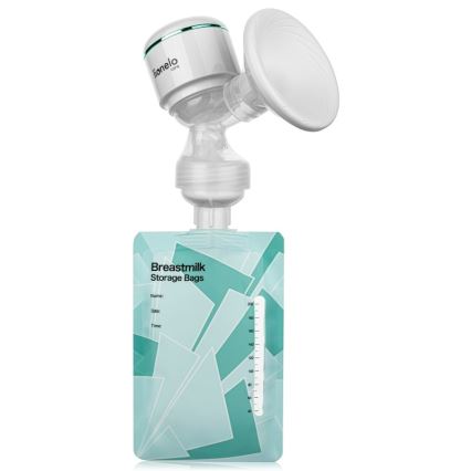 Lionelo - Tiralatte elettrico ricaricabile per latte materno FIDI PLUS 5V 1200 mAh 180 ml