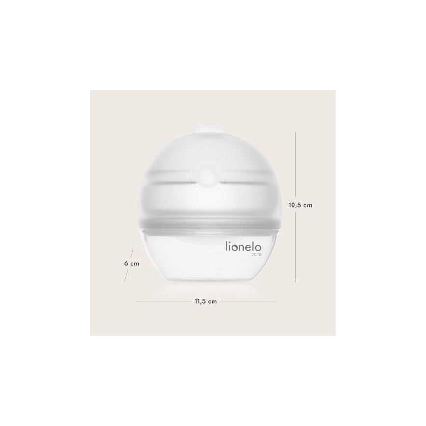 Lionelo - Tiralatte per latte materno 2-in-1 MILKY 60 ml