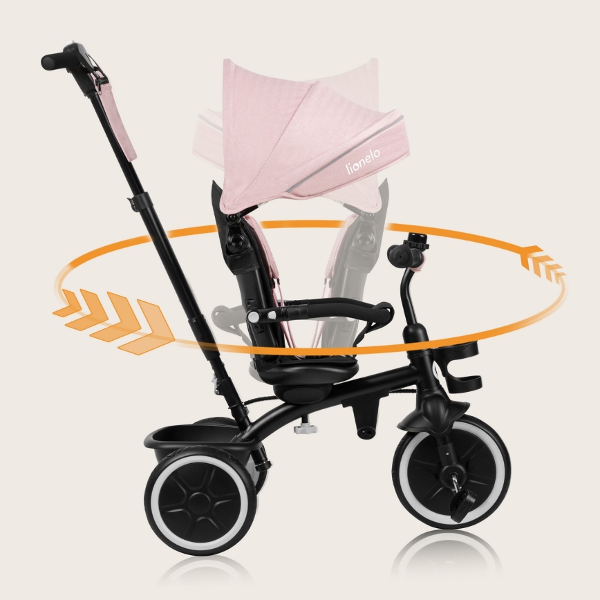 Lionelo - Triciclo per bambini BERRY Rosa