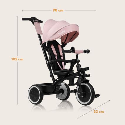 Lionelo - Triciclo per bambini BERRY Rosa