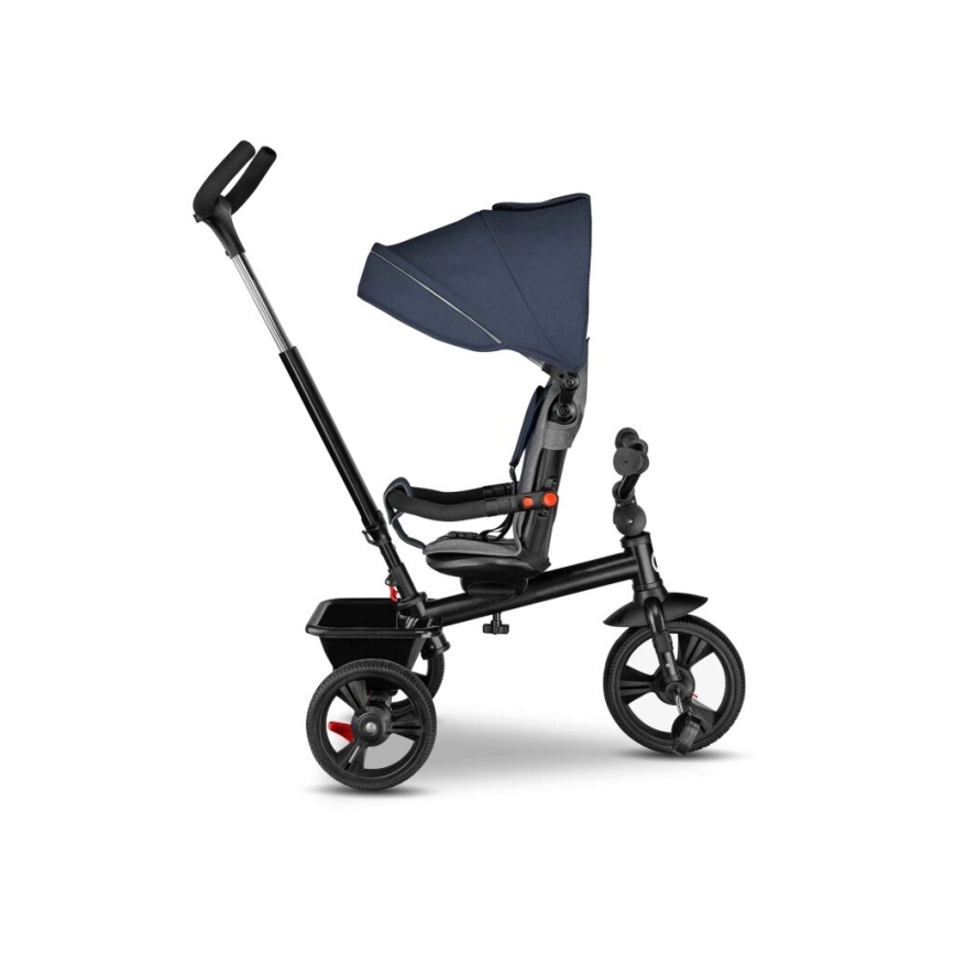Lionelo - Triciclo per bambini HAARI blu scuro/grigio