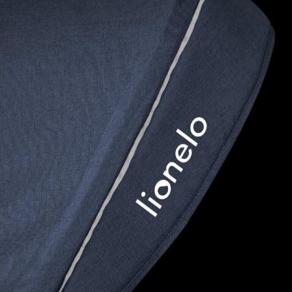 Lionelo - Triciclo per bambini HAARI blu scuro/grigio