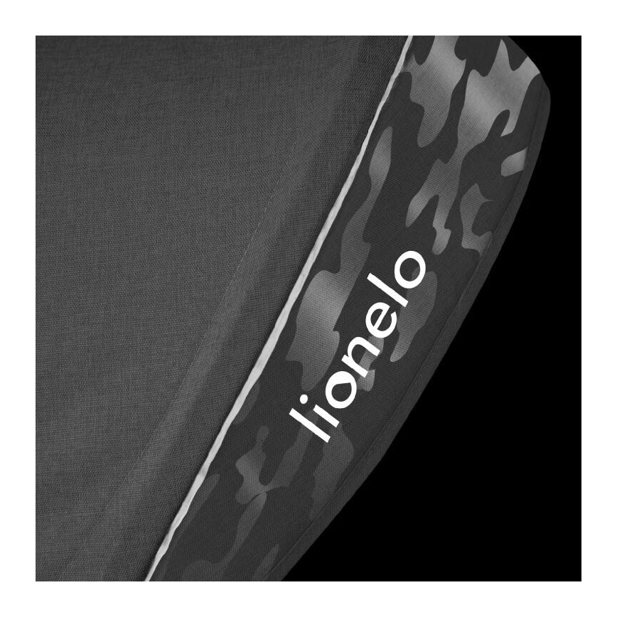 Lionelo - Triciclo per bambini HAARI grigio/nero