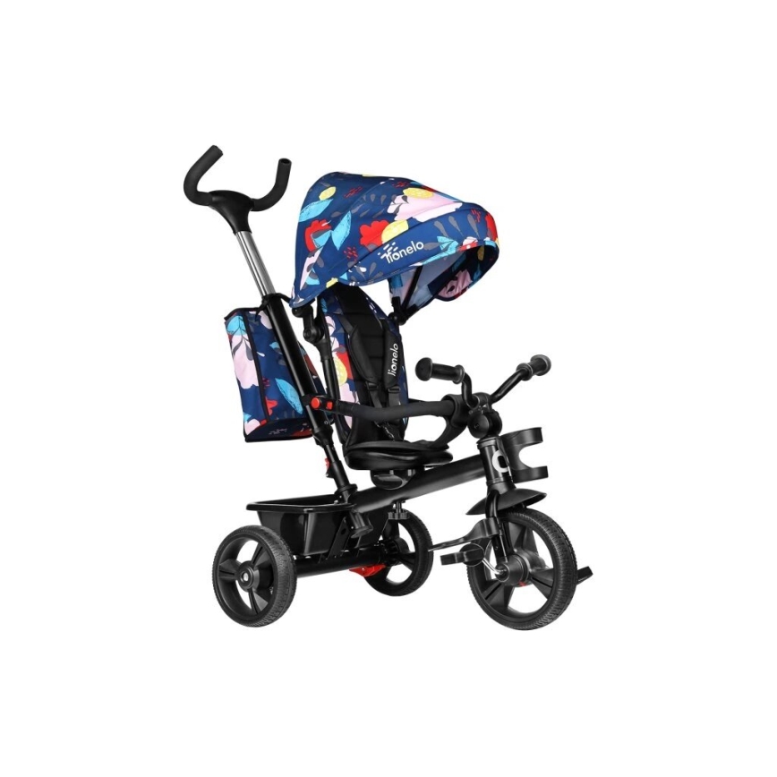 Lionelo - Triciclo per bambini HAARI nero/multicolore