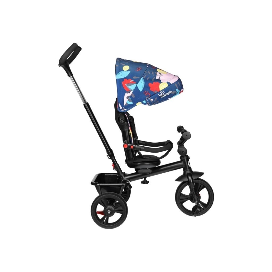 Lionelo - Triciclo per bambini HAARI nero/multicolore