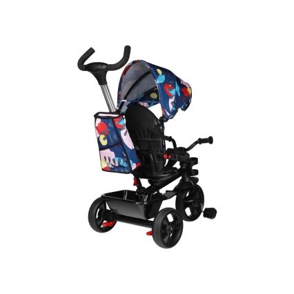 Lionelo - Triciclo per bambini HAARI nero/multicolore