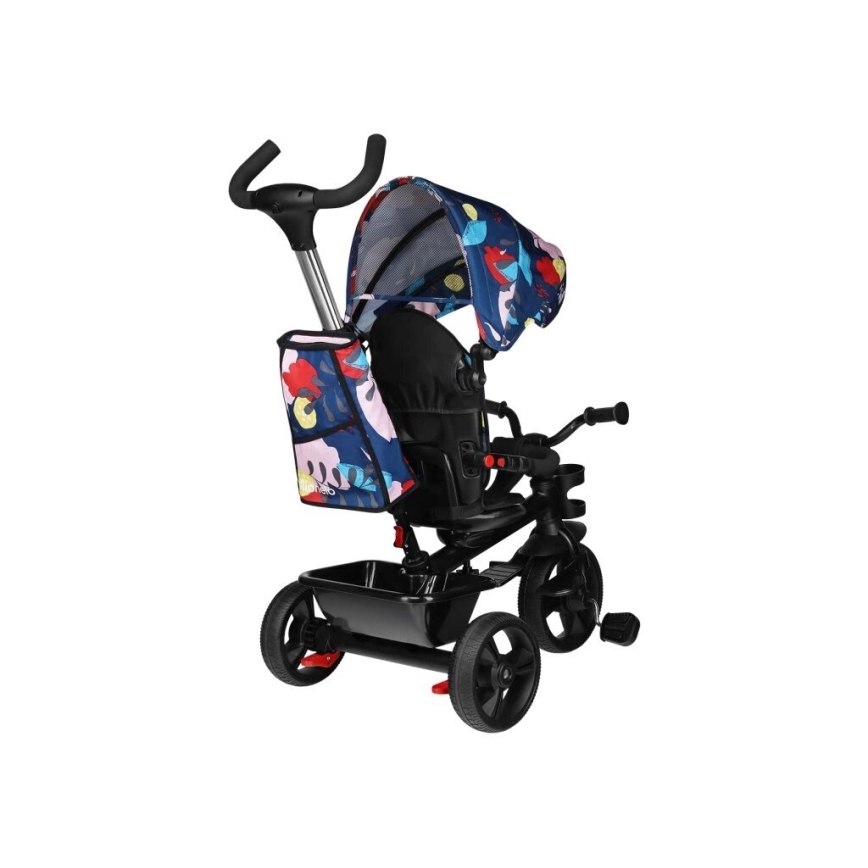 Lionelo - Triciclo per bambini HAARI nero/multicolore