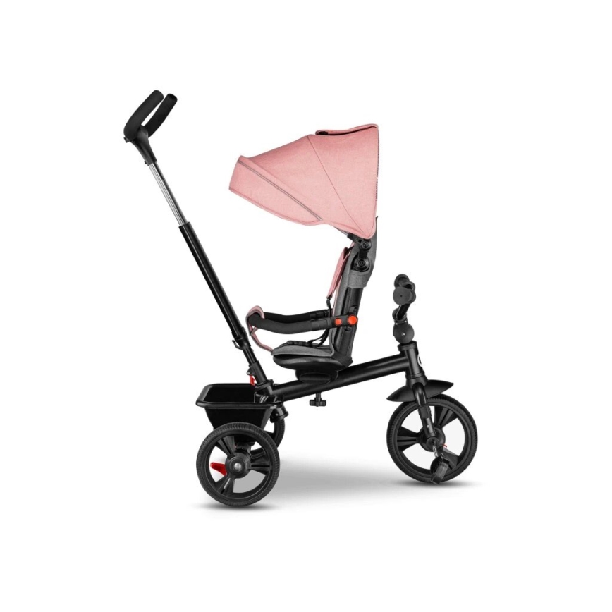 Lionelo - Triciclo per bambini HAARI rosa/grigio