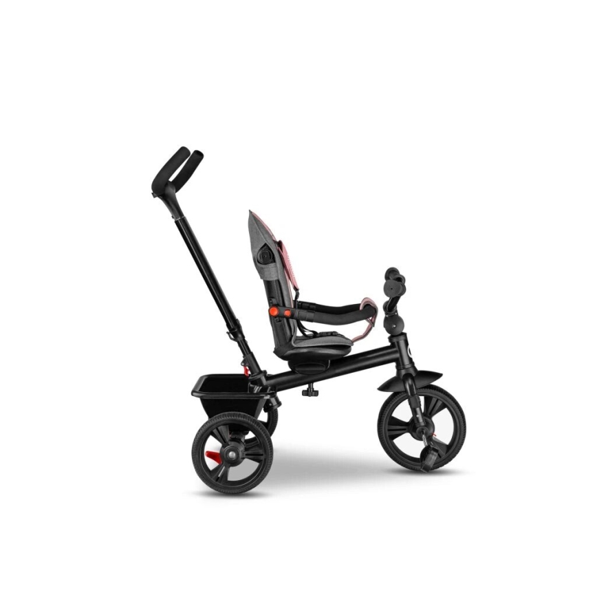 Lionelo - Triciclo per bambini HAARI rosa/grigio