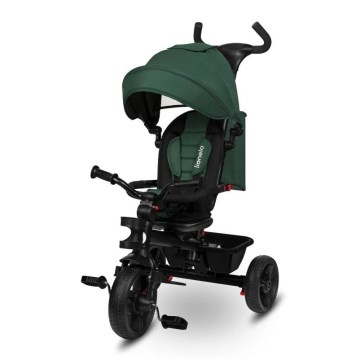 Lionelo - Triciclo per bambini HAARI verde/nero