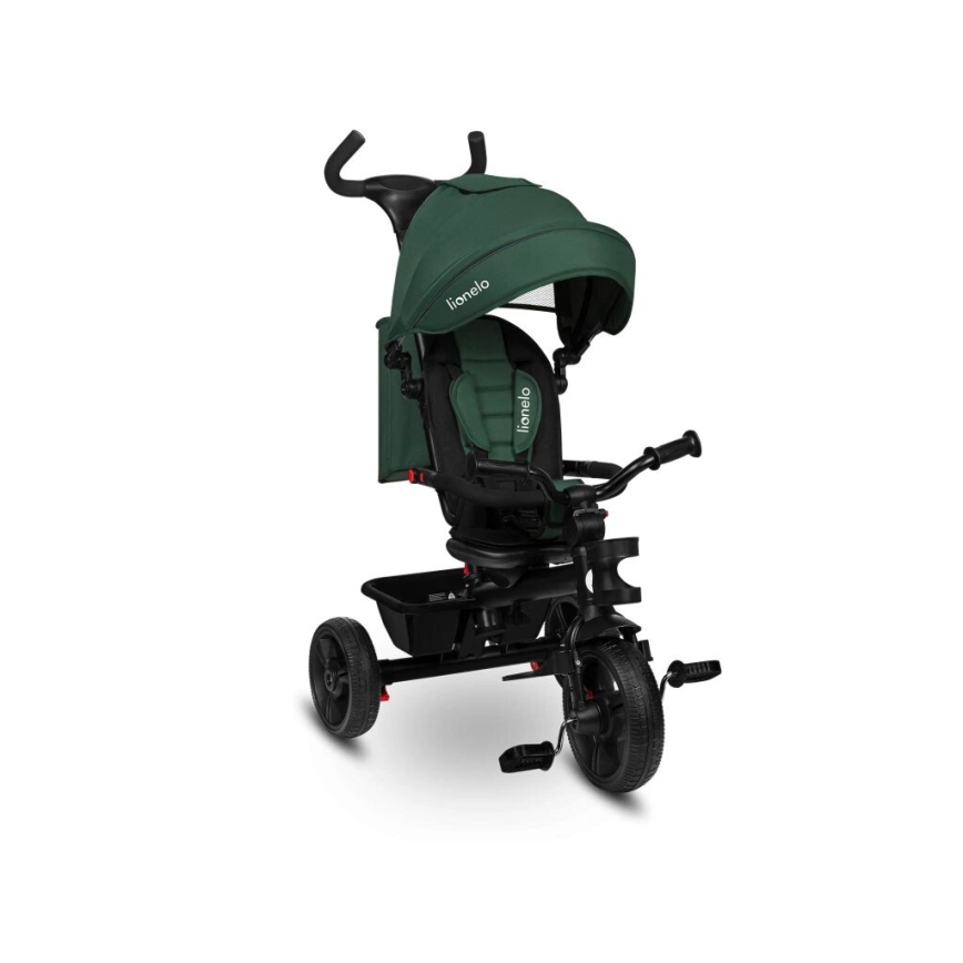Lionelo - Triciclo per bambini HAARI verde/nero