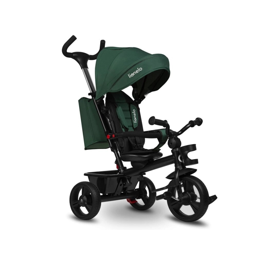 Lionelo - Triciclo per bambini HAARI verde/nero