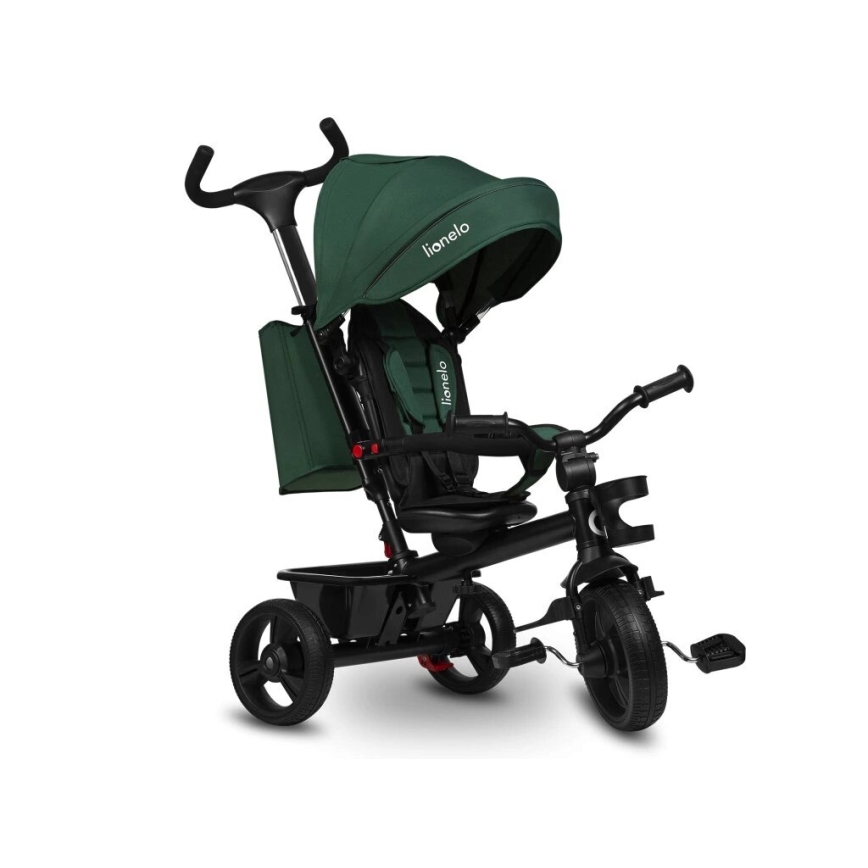 Lionelo - Triciclo per bambini HAARI verde/nero