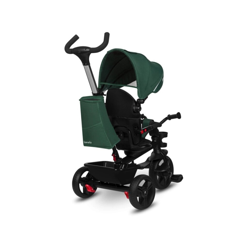 Lionelo - Triciclo per bambini HAARI verde/nero