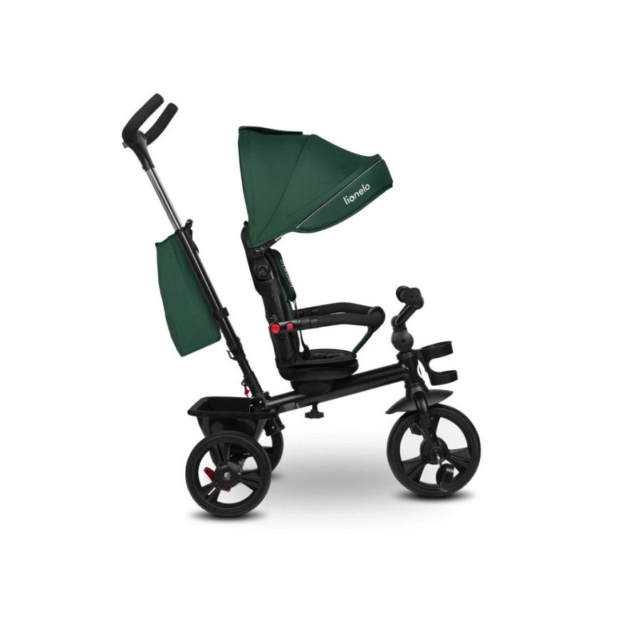 Lionelo - Triciclo per bambini HAARI verde/nero