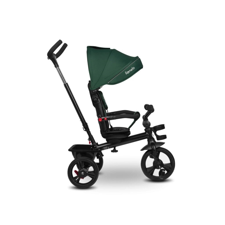 Lionelo - Triciclo per bambini HAARI verde/nero