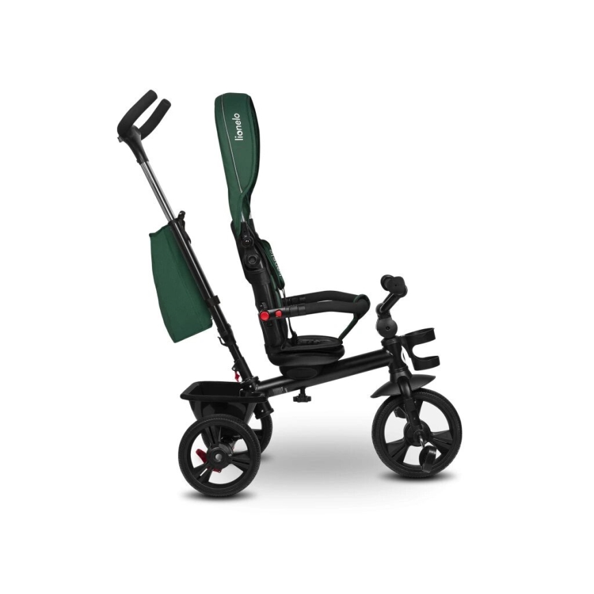 Lionelo - Triciclo per bambini HAARI verde/nero