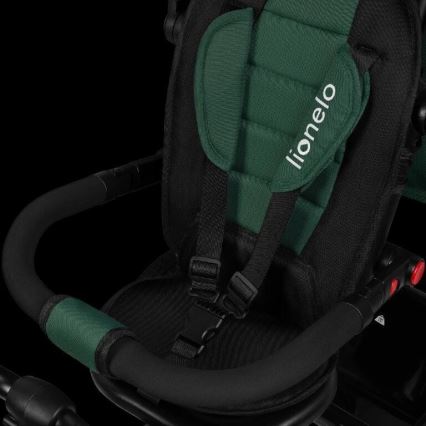 Lionelo - Triciclo per bambini HAARI verde/nero