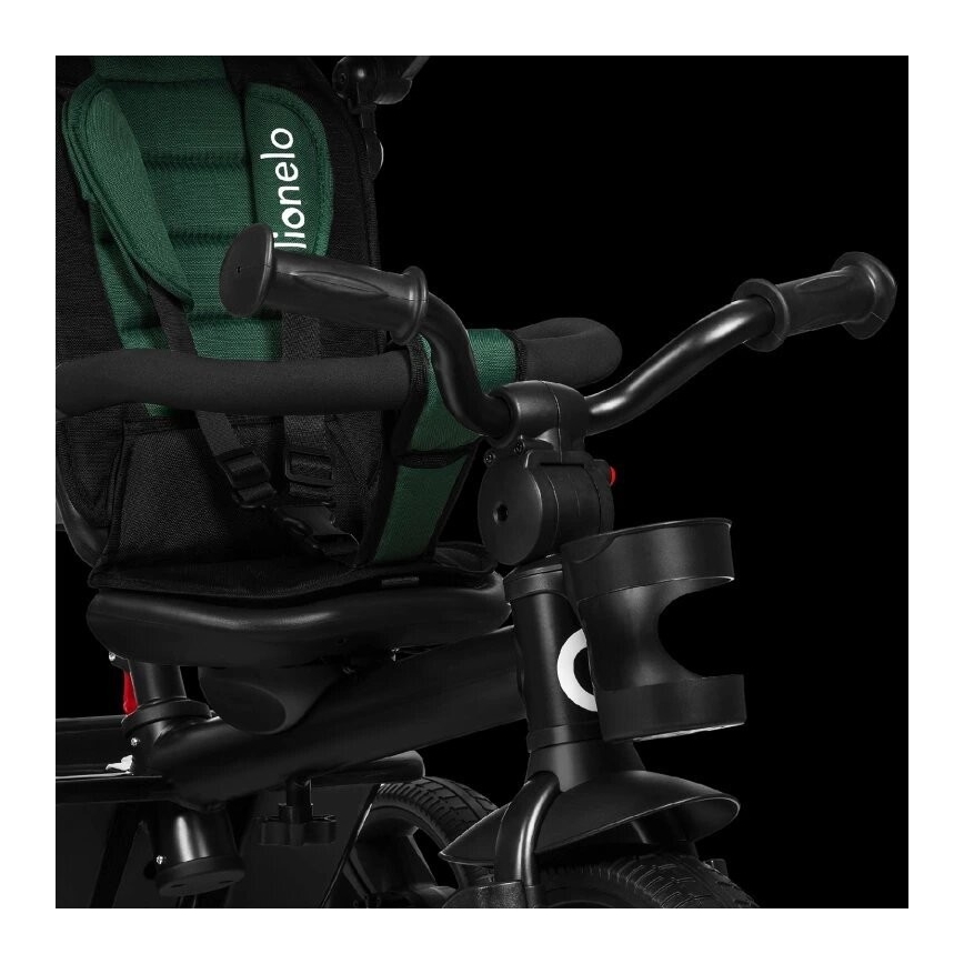 Lionelo - Triciclo per bambini HAARI verde/nero