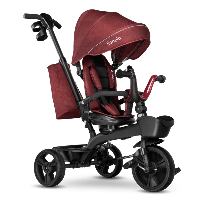 Lionelo - triciclo per bambini KORI Rosso Bordeaux