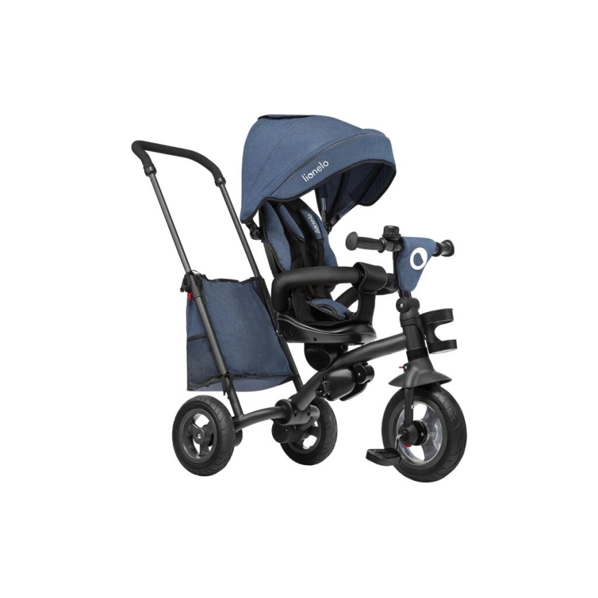 Lionelo - Triciclo per bambini TRIS blu scuro